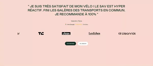 Motto - Accueil - Landing design inspiration