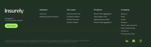 Real-time access to insurance data. | Insurely - Landing design inspiration