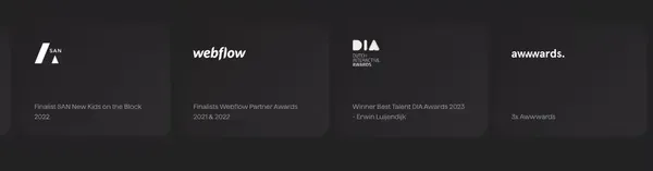 No-Code Agency & Webflow Partner for Ambitious Brands | Cut the Code - Landing design inspiration