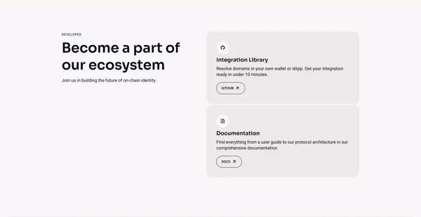 AZERO.ID – Domain Service on Aleph Zero - Landing design inspiration