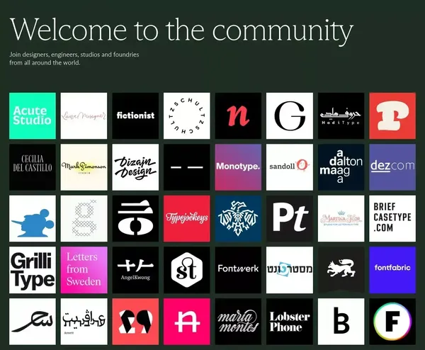Glyphs - Landing design inspiration