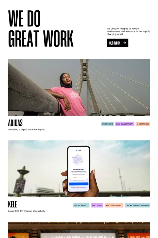 Check | Unconventional Design Company - Landing design inspiration
