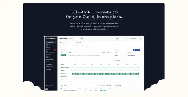 groundcover | Observability, for the Cloud. - Landing design inspiration