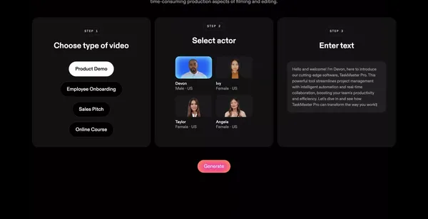 Pipio | The AI-powered video production platform - Landing design inspiration