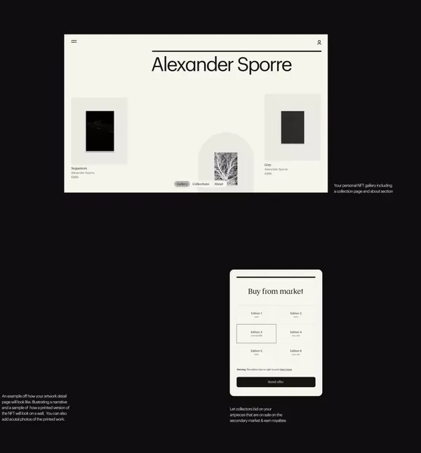 Unveil Membership - Landing design inspiration