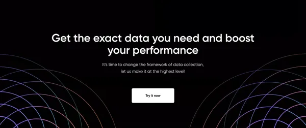 Data-gathering infrastructure adjusted for your request - Landing design inspiration