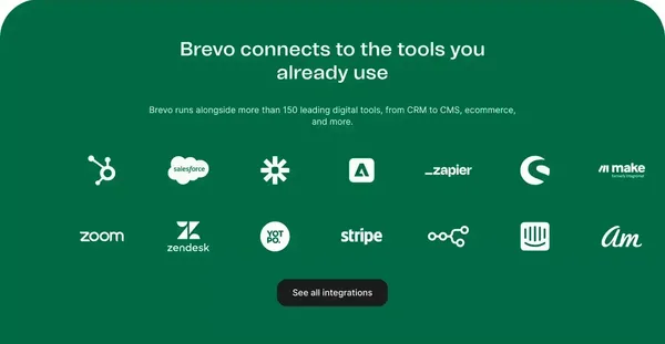 Brevo (formerly Sendinblue) | CRM Suite - Landing design inspiration