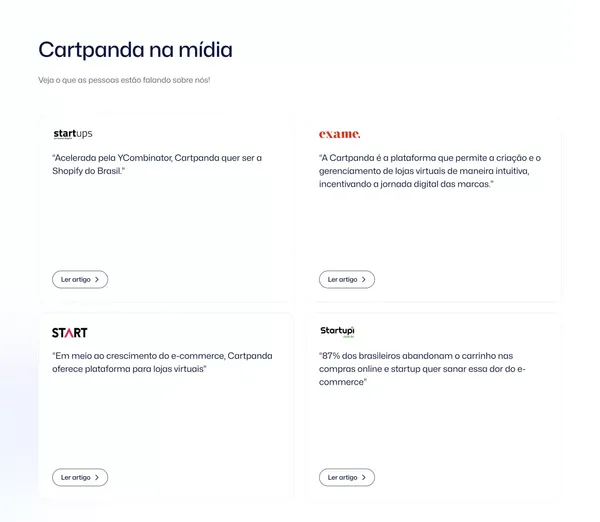 Cartpanda - Landing design inspiration