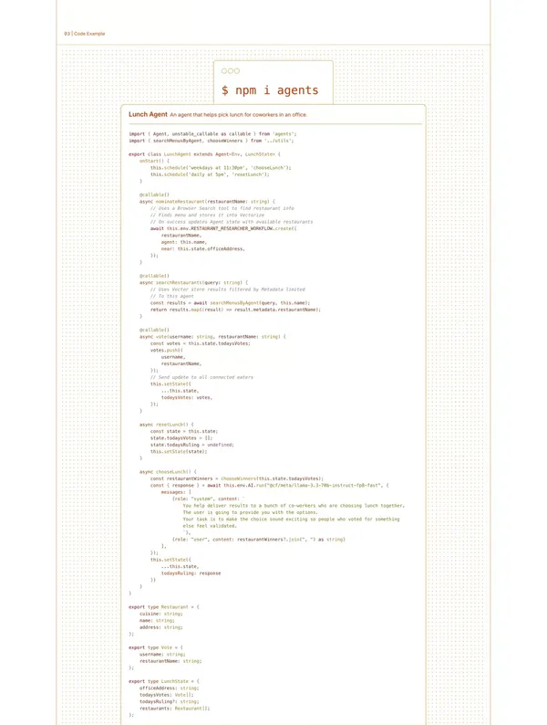 Cloudflare Agents - Landing design inspiration