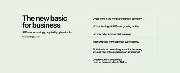 Hugin – Effortless cybersecurity. - Landing design inspiration