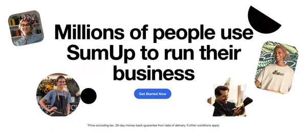 SumUp Card Readers for Small Businesses | Accept Credit, Debit and Contactless Payments - Landing design inspiration