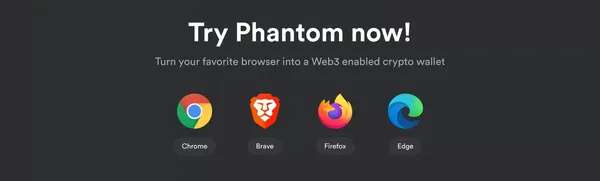 Phantom - A friendly Solana wallet built for DeFi & NFTs - Landing design inspiration
