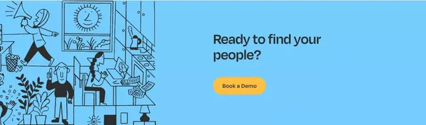 Puck - Find your People - Landing design inspiration