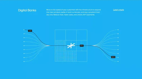 Global Payments Platform for Instant Bitcoin Transfers - Landing design inspiration