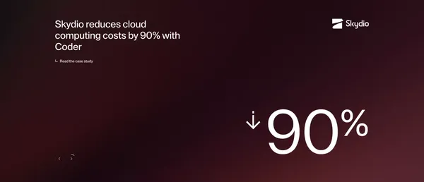 Coder | Cloud Development Environment: Remote & Self Hosted - Landing design inspiration