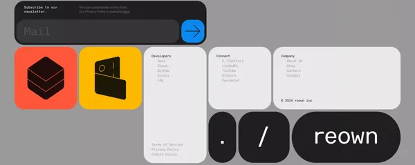 Reown | The onchain UX platform — Reown - Landing design inspiration