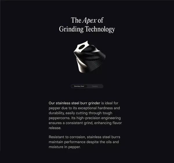 Crust - Landing design inspiration
