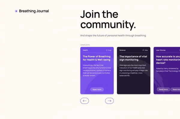 Oxa | Your Health Companion - Landing design inspiration