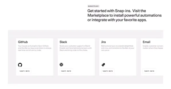 DevRev | Product Led Support - Landing design inspiration