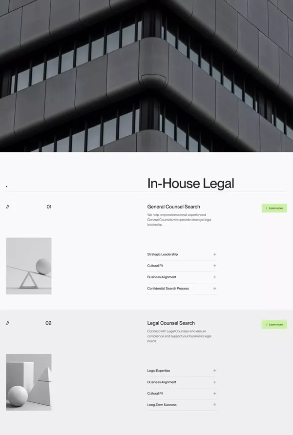 Veritas Partners - Empowering Legal Excellence - Landing design inspiration
