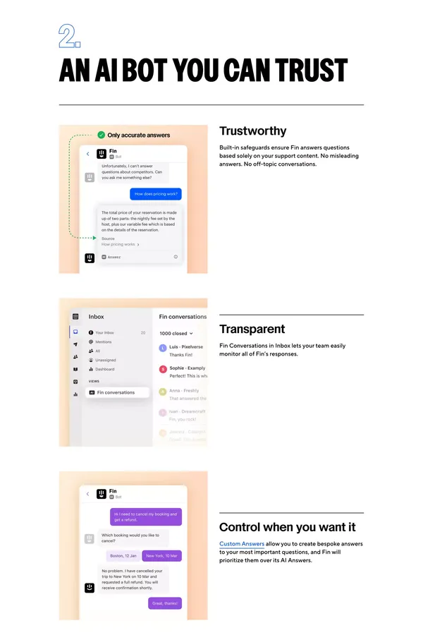 Resolve 50% of customer support questions. Instantly - Landing design inspiration