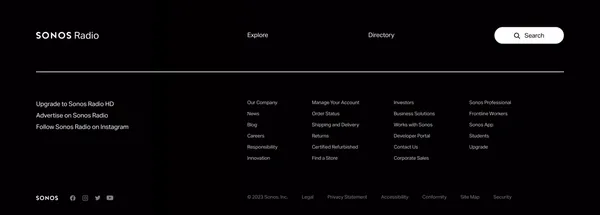 Sonos Radio | Original music stations and shows for all of life's moments - Landing design inspiration