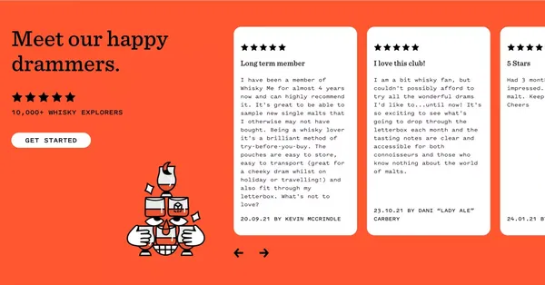 Whisky Me Whisky Club - Monthly Whisky Subscription– Whisky-Me - Landing design inspiration
