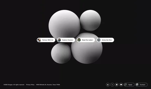 Solugen - Landing design inspiration