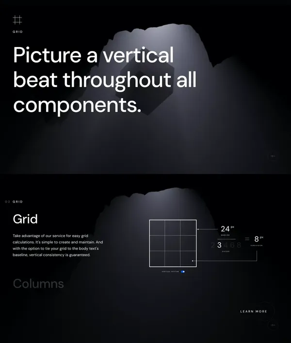 Flareum - Design System Builder - Landing design inspiration