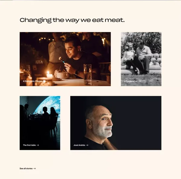 GOOD Meat | The future of meat - Landing design inspiration
