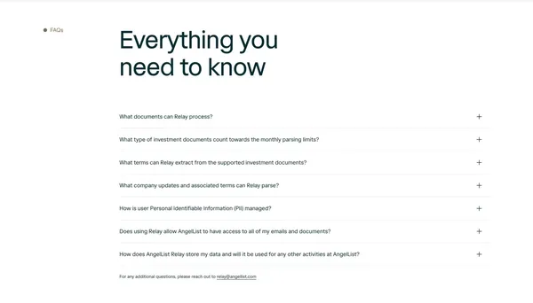 Relay | AngelList - Landing design inspiration