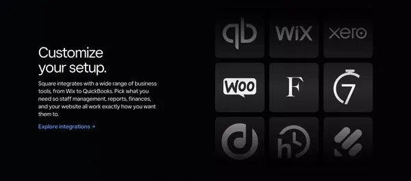 Square | Solutions For Your Small, Medium & Large Business - Landing design inspiration
