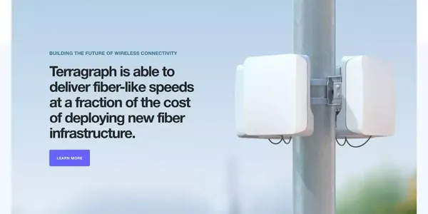 Terragraph: Solving the Urban Bandwidth Challenge - Landing design inspiration