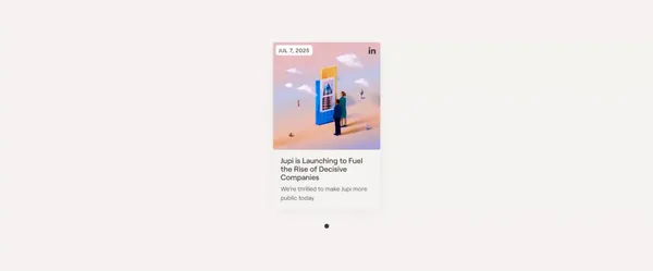 Jupi - Landing design inspiration