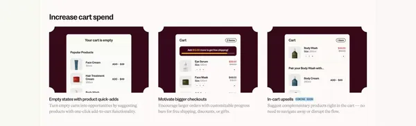 Framer Commerce | Shopify x Framer - Landing design inspiration