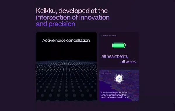 Keikku — Meet the Next-Gen Digital Stethoscope - Landing design inspiration
