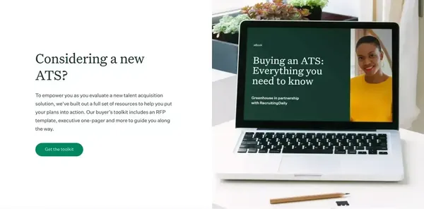 Bewerbermanagementsystem und Recruiting-Software | Greenhouse - Landing design inspiration