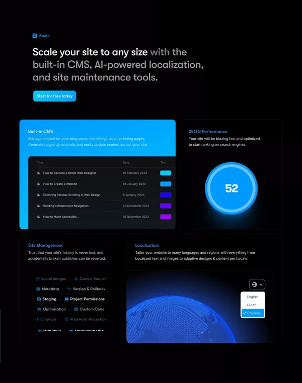 Framer - The internet is your canvas - Landing design inspiration