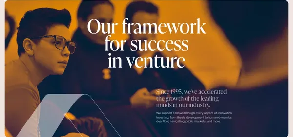 Kauffman Fellows | Where Purpose Gathers - Landing design inspiration