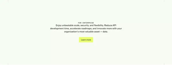 Build your application with data packages » Patch - Landing design inspiration