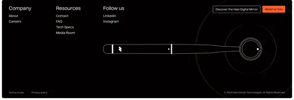 We all shine | Halo Dental Technologies - Landing design inspiration