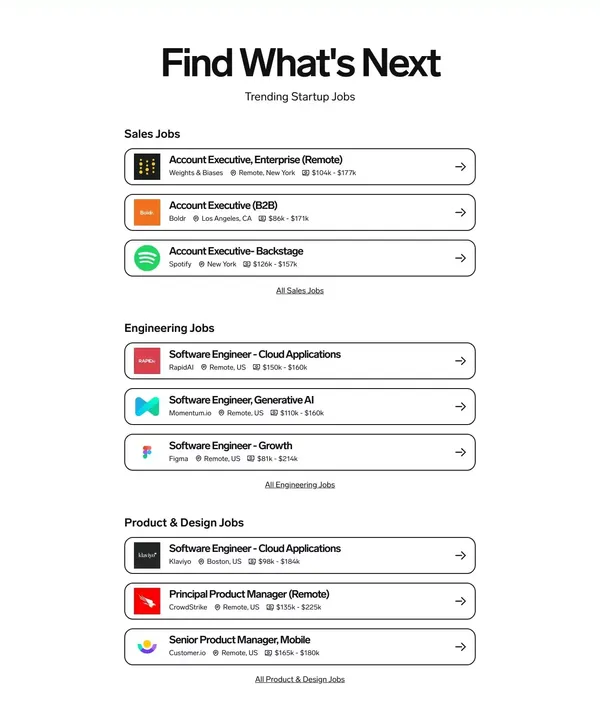 Accept an offer at a great company with ease, or it's free. - Landing design inspiration