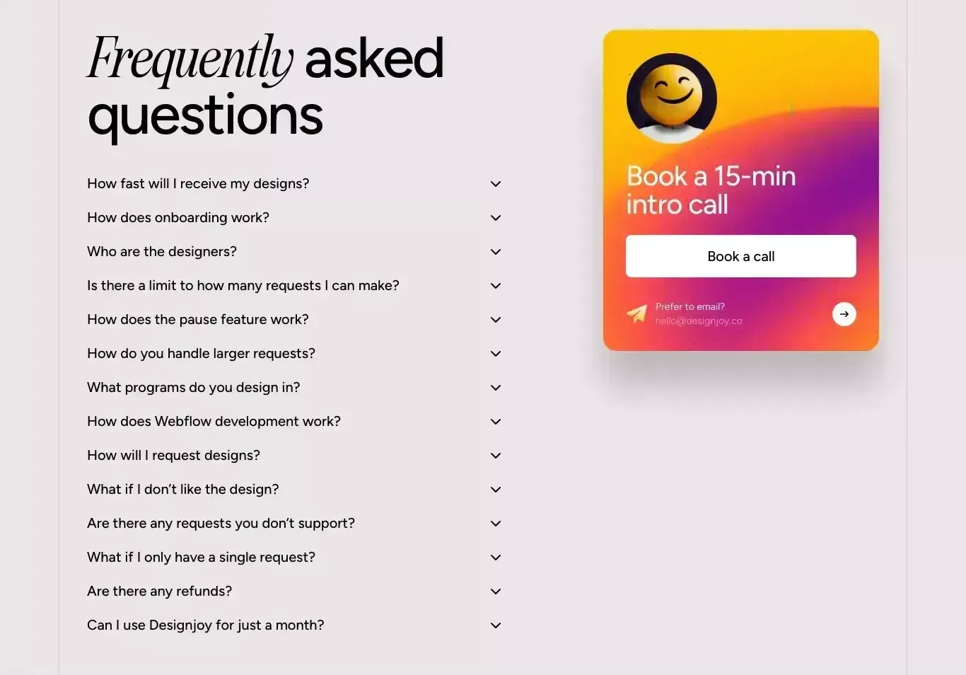 FAQ