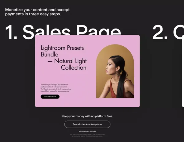 Flodesk | Design emails people love to open. Sell online. - Landing design inspiration