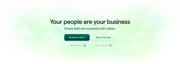Lattice | The HR platform that people love - Landing design inspiration