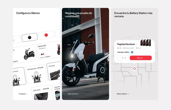 Silence | Urban Ecomobility - Landing design inspiration