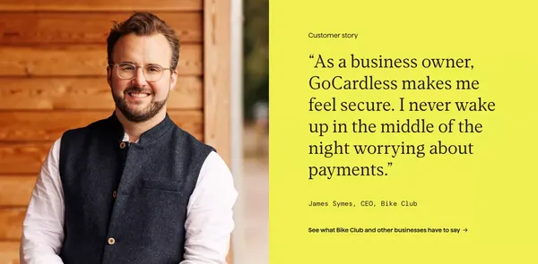 Online Payment Processing Solution | GoCardless - Landing design inspiration