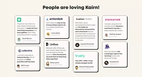 Kairn - Get Great Days - Landing design inspiration