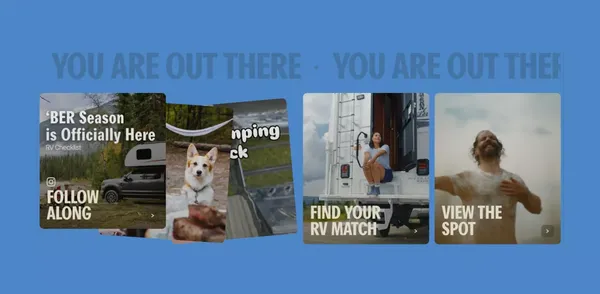 Go RVing Canada: RV dealers, Campgrounds and Trip Guides - Landing design inspiration