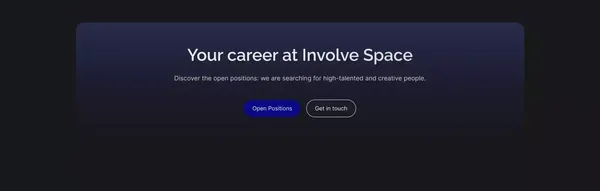 Involve Space - Landing design inspiration